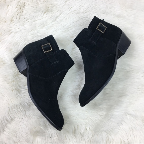 Steve Madden Shoes - Steve Madden Prizzze Black Suede Ankle Booties 9